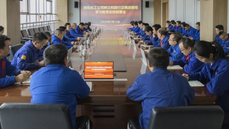 刘化化工公司党委部署开展树立和践行正确政绩观学习教育工作