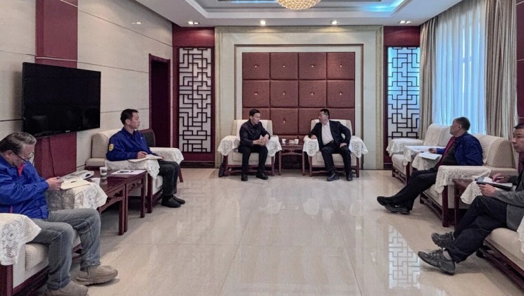 永靖县县委书记李登旭到刘化公司调研指导工作